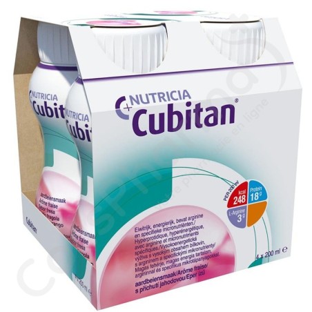 Cubitan Fraise - 4x200 ml