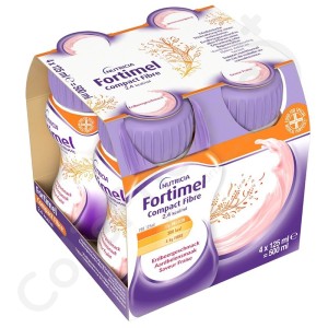 Fortimel Compact Fibre Fraise - 4x125 ml