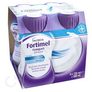 Fortimel Compact Neutraal - 4x125 ml