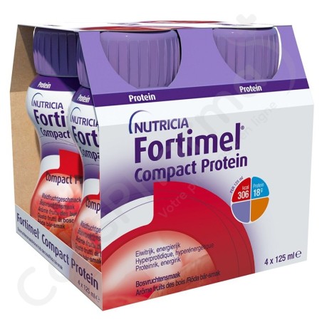 Fortimel Compact Protein Bosvruchten - 4x125 ml