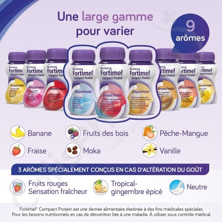 Fortimel Compact Protein Fruits des Bois - 4x125 ml