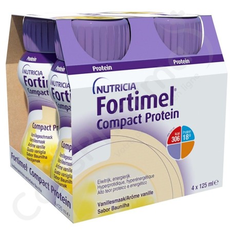 Fortimel Compact Protein Vanille - 4x125 ml