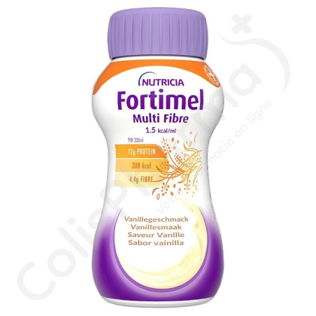 Fortimel Energy Multi Fibre 1.5 kcal Vanille - 4x200 ml