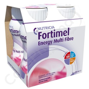 Fortimel Energy Multi Fibre Fraise - 4x200 ml