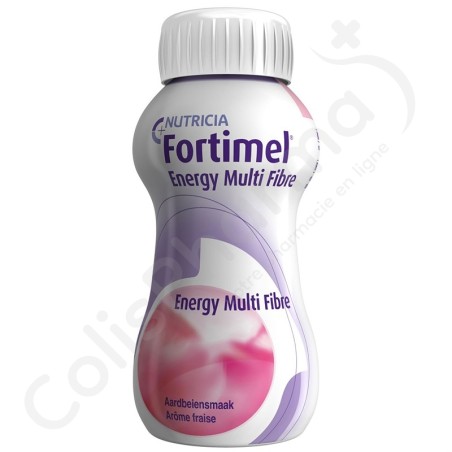 Fortimel Energy Multi Fibre Fraise - 4x200 ml