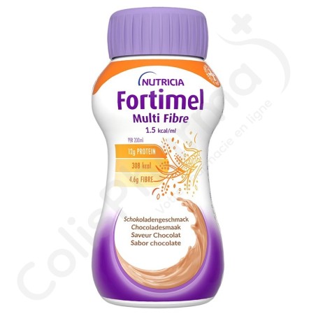 Fortimel Multi Fibre 1.5 kcal Chocolade - 4x200 ml