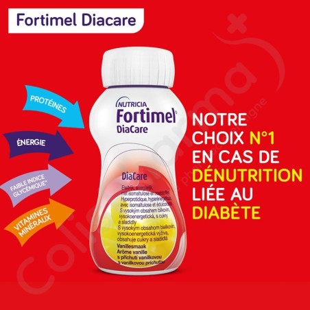 Fortimel DiaCare Chocolade - 4x200 ml