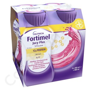 Fortimel Jucy Plus Framboise Sensation Fraicheur - 4x200 ml