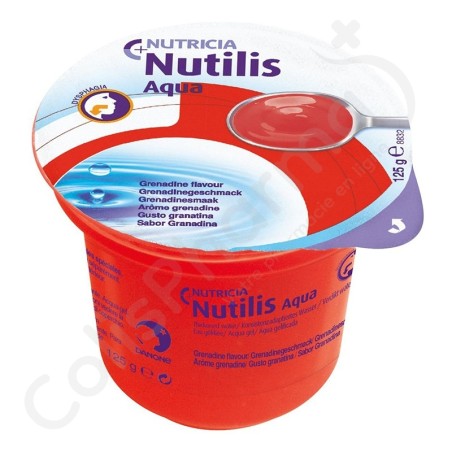 Nutilis Aqua Eau Gélifiée Grenadine - 12 x125 g