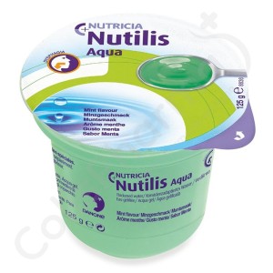 Nutilis Aqua Eau Gélifiée Menthe - 12 x125 g