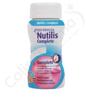 Nutilis Complete Stage 1 Aardbei - 4x125 ml