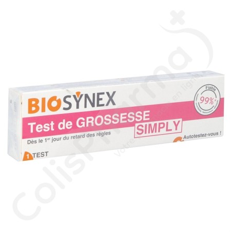 Biosynex Test de Grossesse Simply - 1 test