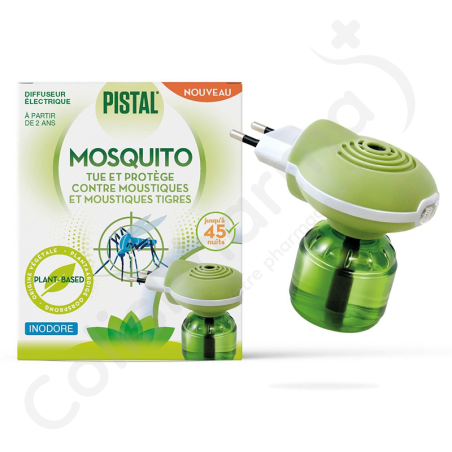 Pistal Mosquito Diffuseur Electrique - 1 diffuseur + 1 recharge