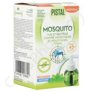 Pistal Mosquito Recharge Diffuseur Electrique - 1 recharge