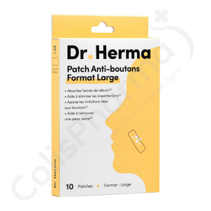 Dr. Herma Patch Anti-boutons Large - 10 patches