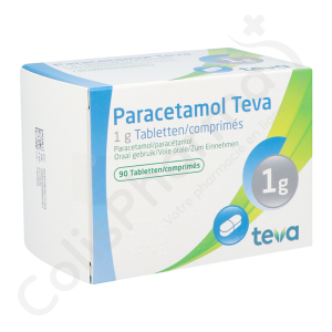 Paracetamol Teva 1 g - 90 comprimés