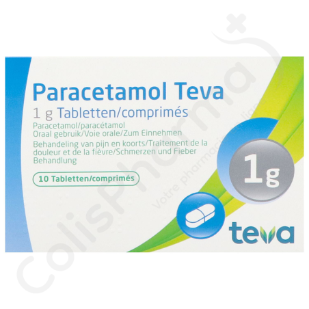 Paracetamol Teva 1 g - 10 tabletten