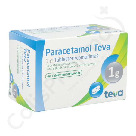 Paracetamol Teva 1 g - 60 comprimés