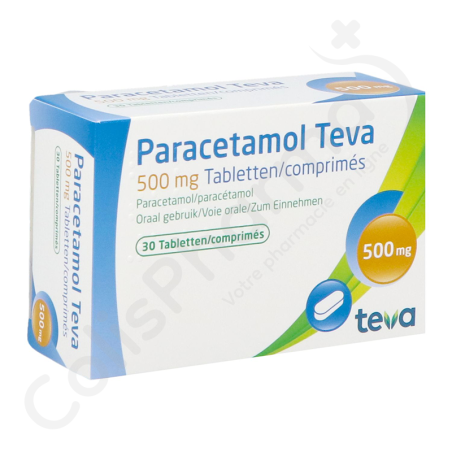 Paracetamol Teva 500 mg - 30 tabletten