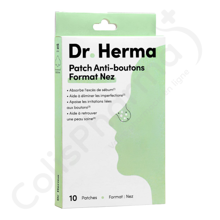 Dr. Herma Patch Anti-boutons Nez - 10 patchs