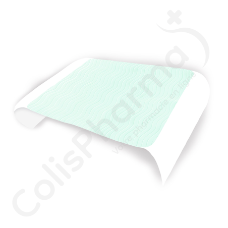 Molicare Bed Mat Textile 7 Gouttes 75 x 85 cm avec rabats (75 x 185 cm) - 1 alèse