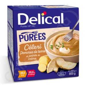 Delical Purée HP HC Céleri - 4x200 g