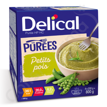 Delical Purée HP HC Kleine Gewichten - 4x200 g