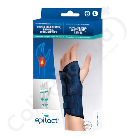 Epitact Attelle Poignet-Main D'immobilisation Droit - Large