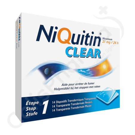 NiQuitin Clear 21 mg - 14 pleisters