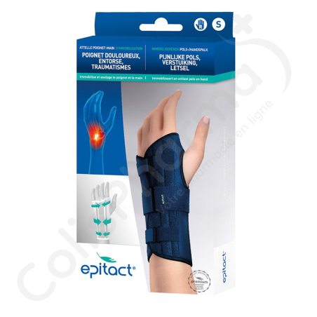 Epitact Attelle Poignet-Main D'immobilisation Droit - Small