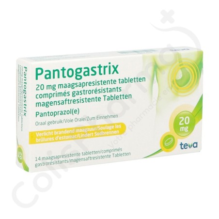 Pantogastrix 20 mg - 14 comprimés