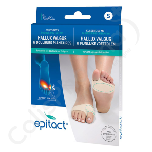 Epitact Kussentjes met Dubbele Bescherming Hallux Valgus - Small