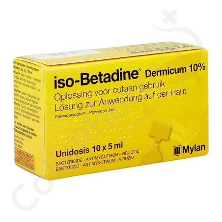 Iso-Betadine Dermicum 10% - Unidose 10 x 5 ml