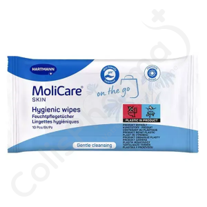 Molicare Skin Lingettes Hygiéniques - 10 lingettes