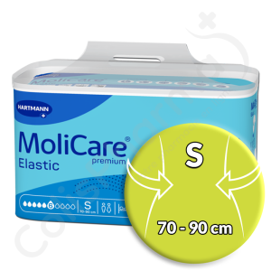 Molicare Elastic 6 Druppels Small - 30 kleefluiers