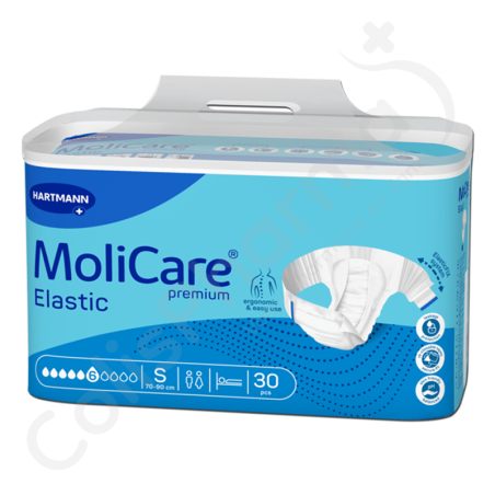 Molicare Elastic 6 Gouttes Small - 30 changes complets