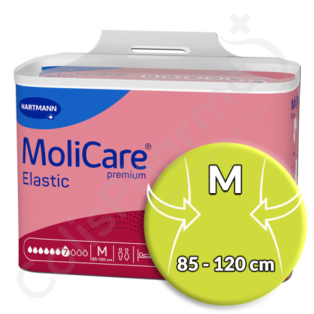 Molicare Elastic 7 Druppels Medium - 30 kleefluiers