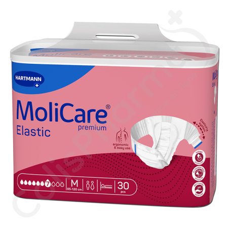 Molicare Elastic 7 Druppels Medium - 30 kleefluiers