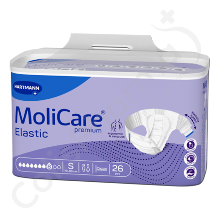 Molicare Elastic 8 Gouttes Small - 26 changes complets