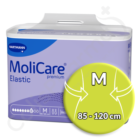 Molicare Elastic 8 Druppels Medium - 26 kleefluiers