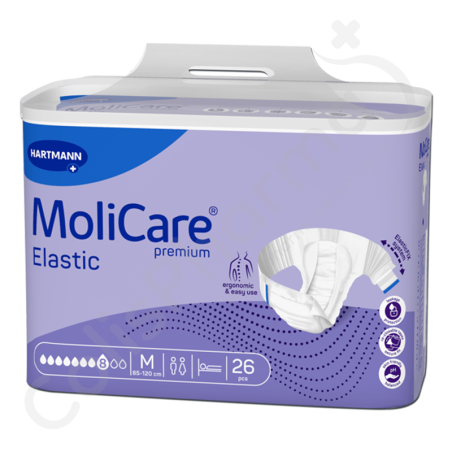 Molicare Elastic 8 Druppels Medium - 26 kleefluiers