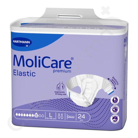 Molicare Elastic 8 Gouttes Large - 24 changes complets