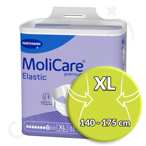 Molicare Elastic 8 Druppels Extra Large - 14 kleefluiers