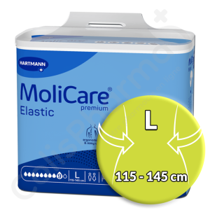 Molicare Elastic 9 Druppels Large - 24 kleefluiers