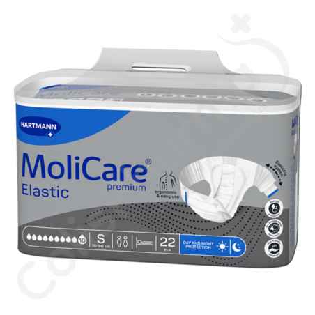 Molicare Elastic 10 Druppels Small - 22 kleefluiers