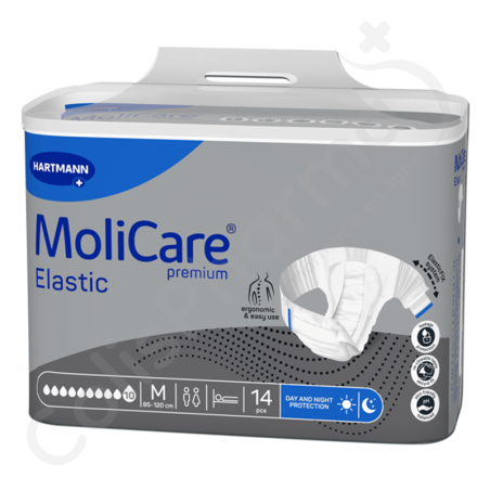 Molicare Elastic 10 Druppels Medium - 14 kleefluiers