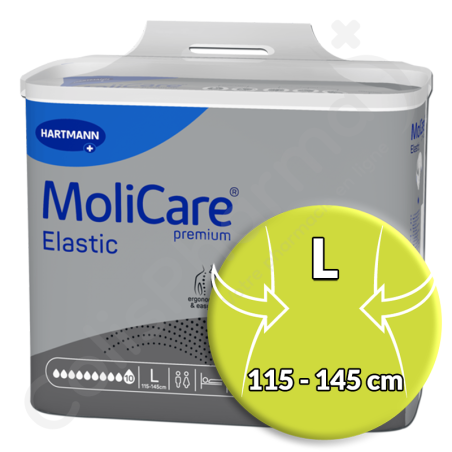 Molicare Elastic 10 Gouttes Large - 14 changes complets