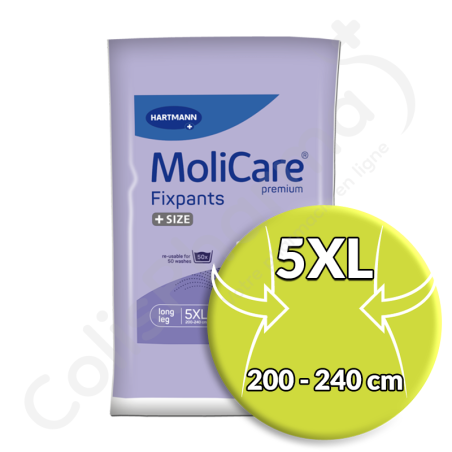 Molicare Fixpants + Size 5XL - 5 fixatiebroekjes