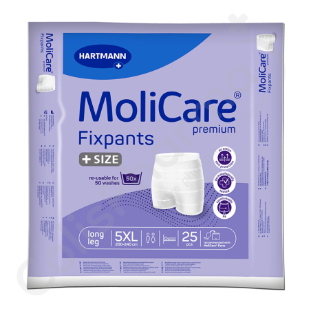 Molicare Fixpants + Size 5XL - 25 fixatiebroekjes