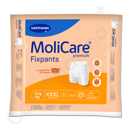 Molicare Fixpants XXXL - 25 fixatiebroekjes